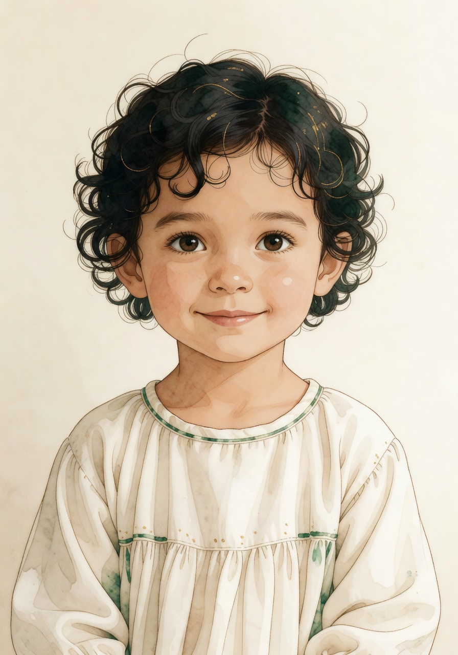Reference photo of a child named Sofia